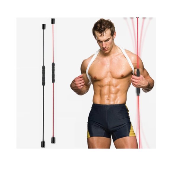 Elastic Training Stick Multifunctional Sport Tremor Fitness Yoga Wand Detachable - Picture 1 of 2